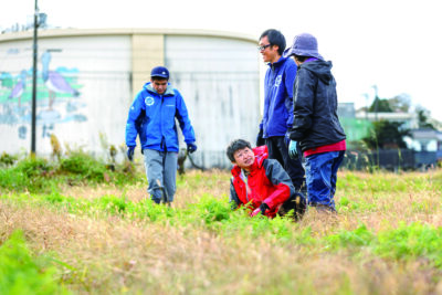 いぶき福祉会　竹腰龍太さんの仕事風景